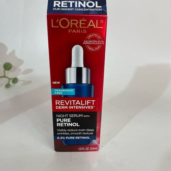 L'Oreal Revitalift Night Serum with Pure Retinol - Red - Picture 1 of 5